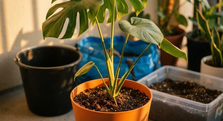 Młode rośliny w kolorowych doniczkach czekają na opiekę - tak wygląda nasz Szpital dla Roślin w Nowej Hucie.